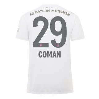 Maillot Bayern Munich NO.29 Coman Exterieur 2019 2020 Blanc Pas Cher Maillot Bayern Munich NO.29 Coman Exterieur 2019 2020 Blanc Pas Cher