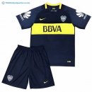 Maillot Boca Juniors Domicile Enfant 2017 2018 Bleu Pas Cher