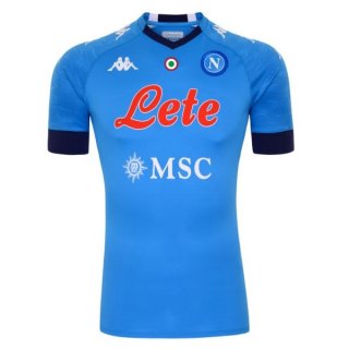 Thailande Maillot Naples Domicile 2020 2021 Bleu Pas Cher