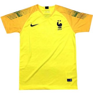 Maillot France Gardien 2018 Jaune Pas Cher