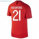 Maillot Angleterre Exterieur Rashford 2018 Rouge Pas Cher