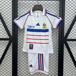 Maillot France Exterieur Enfant Retro 1998 Maillot France Exterieur Enfant Retro 1998
