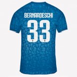 Maillot Juventus NO.33 Bernaroeschi Third 2019 2020 Bleu Pas Cher