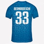 Maillot Juventus NO.33 Bernaroeschi Third 2019 2020 Bleu Pas Cher