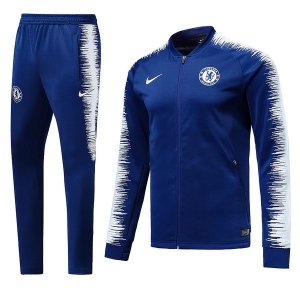 Survetement Chelsea 2018 2019 Bleu Pas Cher