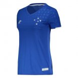 Maillot Cruzeiro EC Domicile Femme 2019 2020 Bleu Pas Cher