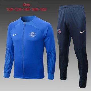 Enfant Survetement PSG 2023 Bleu 2 Enfant Survetement PSG 2023 Bleu 2