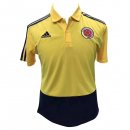 Polo Columbia 2018 Jaune Bleu Pas Cher