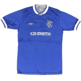 Thailande Maillot Rangers Domicile Retro 1984 1987 Bleu Thailande Maillot Rangers Domicile Retro 1984 1987 Bleu