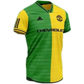 Maillot Manchester United Concept 2019 2020 Jaune Vert Pas Cher Maillot Manchester United Concept 2019 2020 Jaune Vert Pas Cher