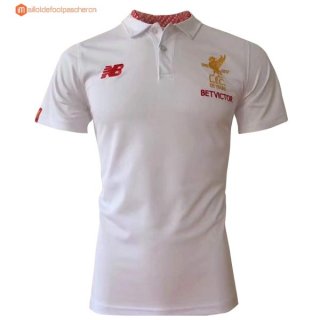 Polo Liverpool 2017 2018 Blanc Pas Cher