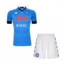 Maillot Naples Domicile Enfant 2020 2021 Bleu Pas Cher