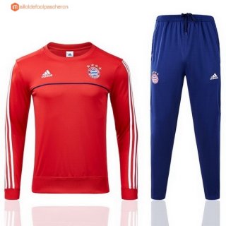 Survetement Bayern Munich Enfant 2017 2018 Rouge Bleu Pas Cher