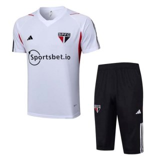 Maillot Entrainement Sao Paulo Ensemble Complet 2023 2024 Blanc 2