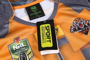 Maillot Rugby Wests Tigers 2017 2018 Jaune Pas Cher