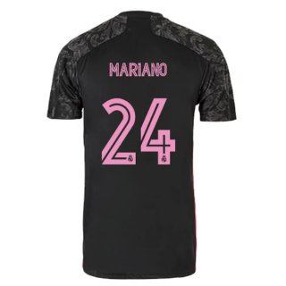 Maillot Real Madrid Third NO.24 Mariano 2020 2021 Noir Pas Cher
