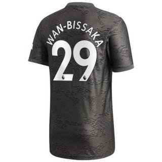 Maillot Manchester United NO.29 Wan Bissaka Exterieur 2020 2021 Noir Pas Cher Maillot Manchester United NO.29 Wan Bissaka Exterieur 2020 2021 Noir Pas Cher