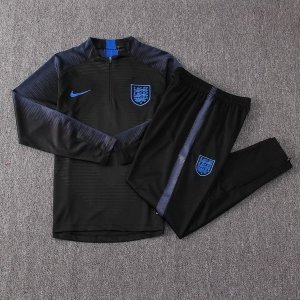 Survetement Enfant Angleterre 2018 Noir Bleu Pas Cher