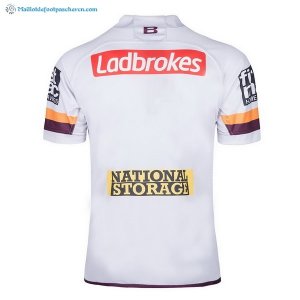 Maillot Rugby Brisbane Broncos Exterieur 2018 Blanc Pas Cher