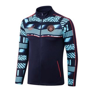 Veste Manchester City 2023 Noir Bleu Veste Manchester City 2023 Noir Bleu