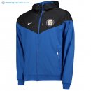 Sweat Shirt Capuche Inter de Milán 2018 2019 Bleu Noir Pas Cher