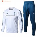 Survetement Juventus 2017 2018 Blanc Bleu Clair Pas Cher