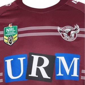 Maillot Manly Sea Eagles Domicile 2018 Rouge Pas Cher