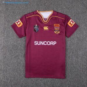 Maillot Rugby QLD Maroons 2017 2018 Rouge Pas Cher