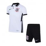 Maillot Corinthians Paulista Domicile Enfant 2020 2021 Blanc Pas Cher