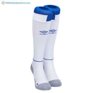 Chaussette Everton Domicile 2018 2019 Blanc Pas Cher