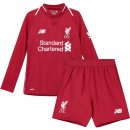 Maillot Liverpool Domicile ML Enfant 2018 2019 Rouge Pas Cher