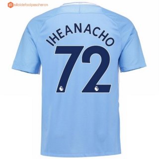Maillot Manchester City Domicile Iheanacho 2017 2018 Pas Cher Maillot Manchester City Domicile Iheanacho 2017 2018 Pas Cher