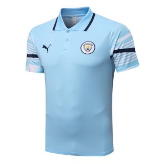 Polo Manchester City 2022 2023 Bleu Polo Manchester City 2022 2023 Bleu