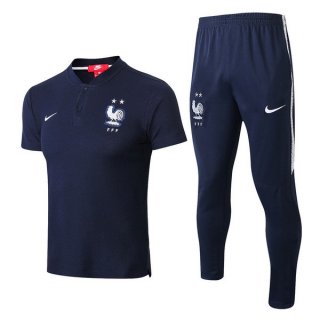 Polo France Ensemble Complet 2018 Bleu Pas Cher