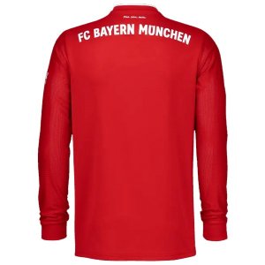 Thailande Maillot Bayern Munich Domicile ML 2020 2021 Rouge Pas Cher