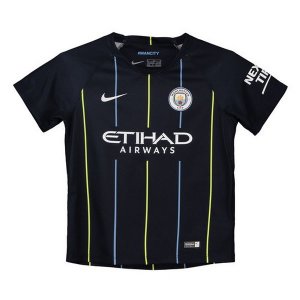 Maillot Manchester City Exterieur Enfant 2018 2019 Bleu Pas Cher