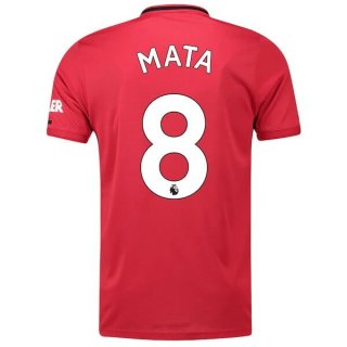 Maillot Manchester United NO.8 Mata Domicile 2019 2020 Rouge