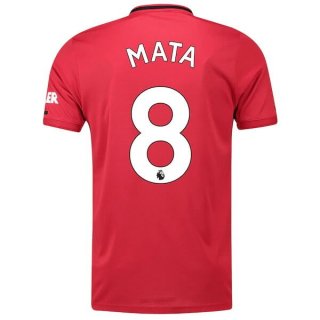 Maillot Manchester United NO.8 Mata Domicile 2019 2020 Rouge Maillot Manchester United NO.8 Mata Domicile 2019 2020 Rouge