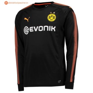 Maillot Borussia Dortmund Domicile ML Gardien 2017 2018 Pas Cher