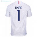 Maillot France Exterieur Lloris 2018 Blanc Pas Cher