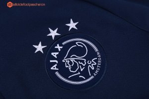 Survetement Ajax 2017 2018 Bleu Pas Cher