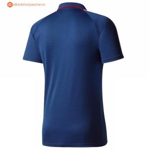 Polo Bayern Munich 2017 2018 Bleu Pas Cher