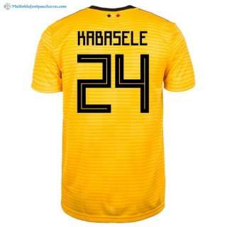 Maillot Belgica Exterieur Kabasele 2018 Jaune Pas Cher Maillot Belgica Exterieur Kabasele 2018 Jaune Pas Cher