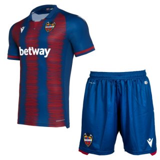 Maillot Levante Macron Domicile Enfant 2019 2020 Bleu Rouge Pas Cher