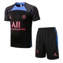 Maillot Entrainement PSG Ensemble Complet 2022 2023 Noir