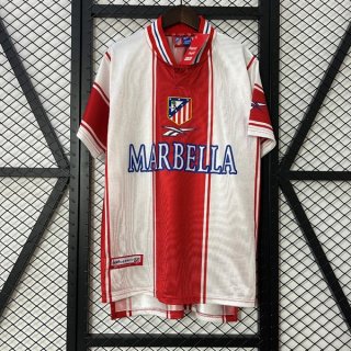 Thailande Maillot Atletico Madrid Domicile Retro 1999-2000 Thailande Maillot Atletico Madrid Domicile Retro 1999-2000
