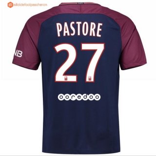 Maillot Paris Saint Germain Domicile Pastore 2017 2018 Pas Cher Maillot Paris Saint Germain Domicile Pastore 2017 2018 Pas Cher