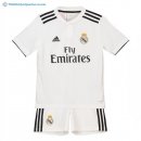 Maillot Real Madrid Domicile Enfant 2018 2019 Blanc Pas Cher