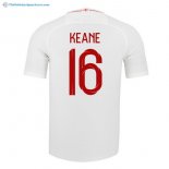 Maillot Angleterre Domicile Keane 2018 Blanc Pas Cher