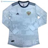 Maillot Russie Exterieur ML 2018 Blanc Pas Cher